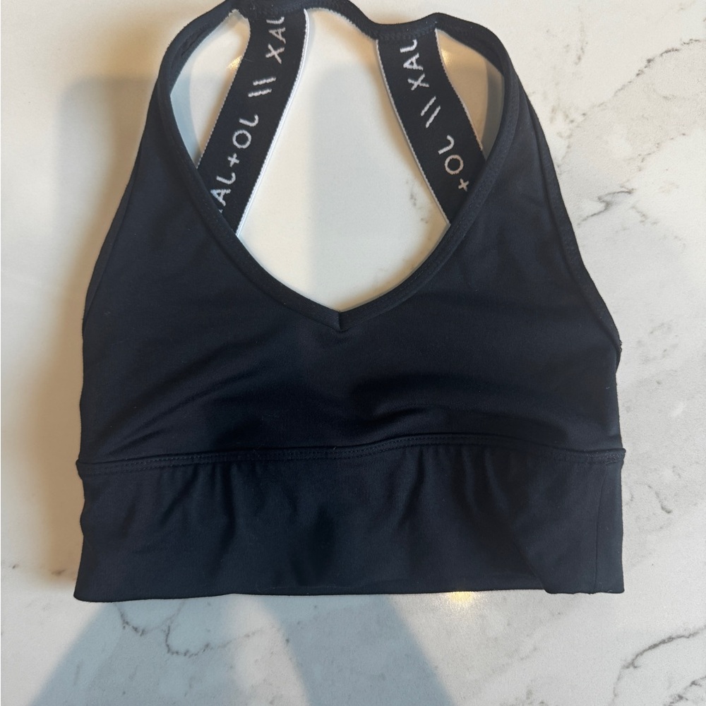 Black Dance Costume with Halter Racerback